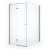 Amber Douchecabine | 130x90 Cm Chroom Helder Glas Draaideur Rechthoek 2 Amber Douchecabine | 130x90 Cm Chroom Helder Glas Draaideur Rechthoek -Winkel Voor Badkamermeubels amber douchecabine 130x90 cm chroom helder glas draaideur rechthoek ctb3513310c