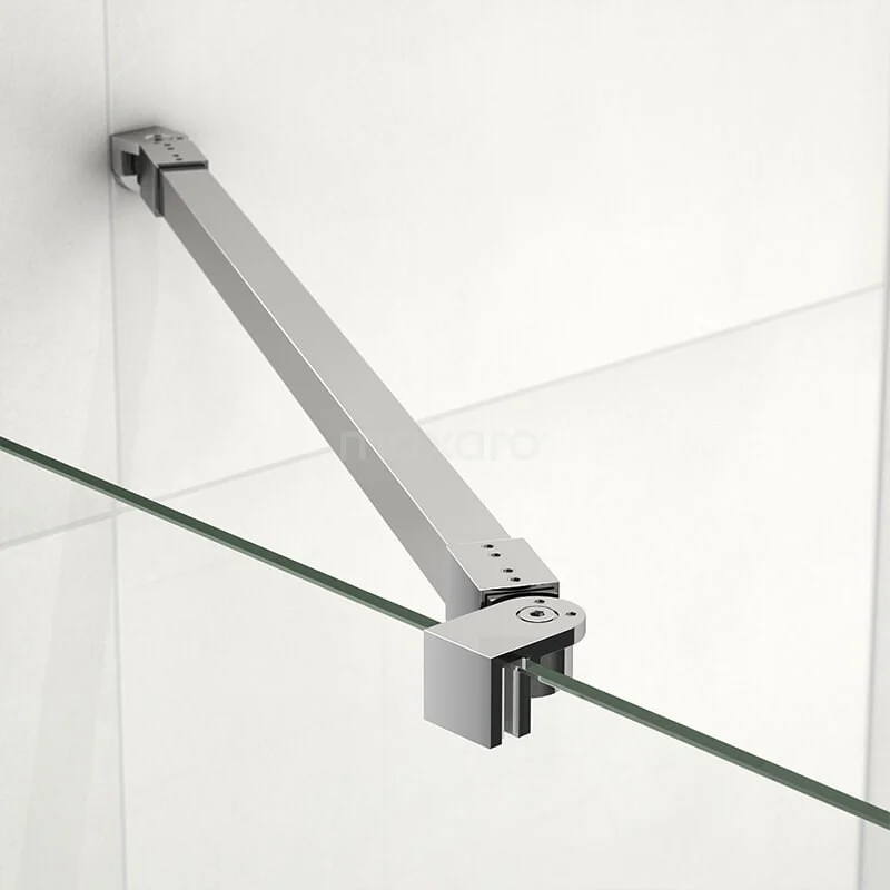 Amber Douchecabine | 90x90 Cm Chroom Helder Glas Draaideur Vierkant 5 Amber Douchecabine | 90x90 Cm Chroom Helder Glas Draaideur Vierkant - Afbeelding 3