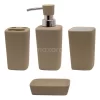 Badkamer Accessoires Set Edge. Taupe -Winkel Voor Badkamermeubels badkamer accessoires set edge. taupe 350 9902