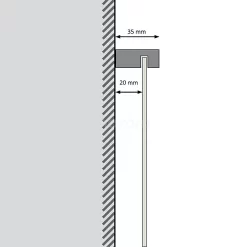Badkamerspiegel Solo 80cm Rond Spiegelhouders Rond Goud -Winkel Voor Badkamermeubels badkamerspiegel solo 80cm rond spiegelhouders rond goud m25 0820gg 2