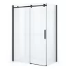 Crystal Allure Douchecabine | 140x80 Cm Mat Zwart Helder Glas Schuifdeur Rechthoek 2 Crystal Allure Douchecabine | 140x80 Cm Mat Zwart Helder Glas Schuifdeur Rechthoek -Winkel Voor Badkamermeubels crystal allure douchecabine 140x80 cm mat zwart helder glas schuifdeur rechthoek l5120 1408m