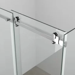 Crystal Allure Douchecabine | 140x90 Cm Chroom Helder Glas Schuifdeur Rechthoek -Winkel Voor Badkamermeubels crystal allure douchecabine 140x90 cm chroom helder glas schuifdeur rechthoek l5120 1409c 2