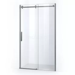Crystal Allure Douchedeur | 120 Cm Chroom Helder Glas Schuifdeur