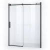 Crystal Allure Douchedeur | 150 Cm Mat Zwart Helder Glas Schuifdeur