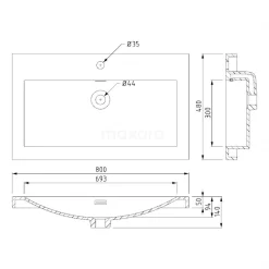 Curve Badkamermeubel Met Wastafel | 80 Cm Donkerbruin Essen Front Mineraalmarmer 1 Lade 10 Curve Badkamermeubel Met Wastafel | 80 Cm Donkerbruin Essen Front Mineraalmarmer 1 Lade -Winkel Voor Badkamermeubels curve badkamermeubel met wastafel 80 cm donkerbruin essen front mineraalmarmer 1 lade f01 080012801 3