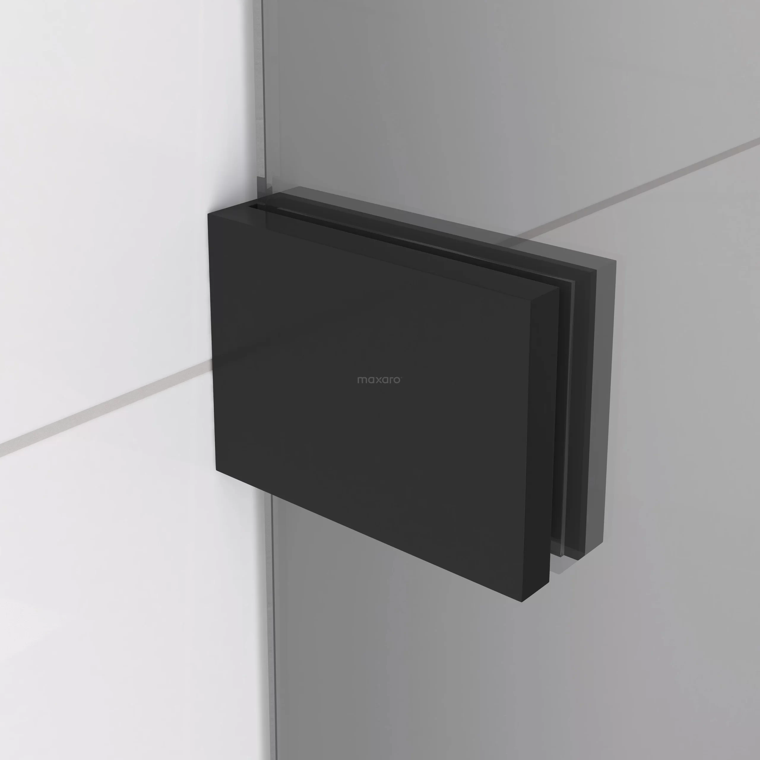 Diamond Douchecabine | 120x110 Cm Mat Zwart Rookglas Draaideur Rechthoek 4 Diamond Douchecabine | 120x110 Cm Mat Zwart Rookglas Draaideur Rechthoek - Afbeelding 2