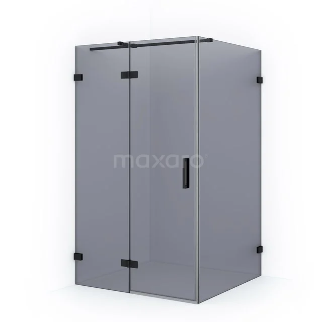 Diamond Douchecabine | 120x110 Cm Mat Zwart Rookglas Draaideur Rechthoek 3 Diamond Douchecabine | 120x110 Cm Mat Zwart Rookglas Draaideur Rechthoek