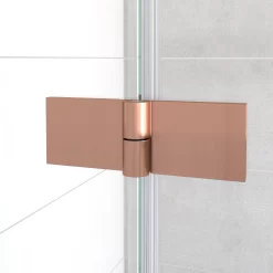 Diamond Douchecabine | 120x90 Cm Koper Helder Glas Draaideur Rechthoek -Winkel Voor Badkamermeubels diamond douchecabine 120x90 cm koper helder glas draaideur rechthoek cdb216609310kp 2