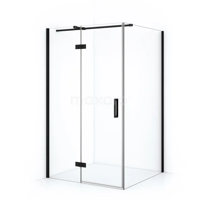 Diamond Douchecabine | 120x90 Cm Mat Zwart Helder Glas Draaideur Rechthoek 3 Diamond Douchecabine | 120x90 Cm Mat Zwart Helder Glas Draaideur Rechthoek