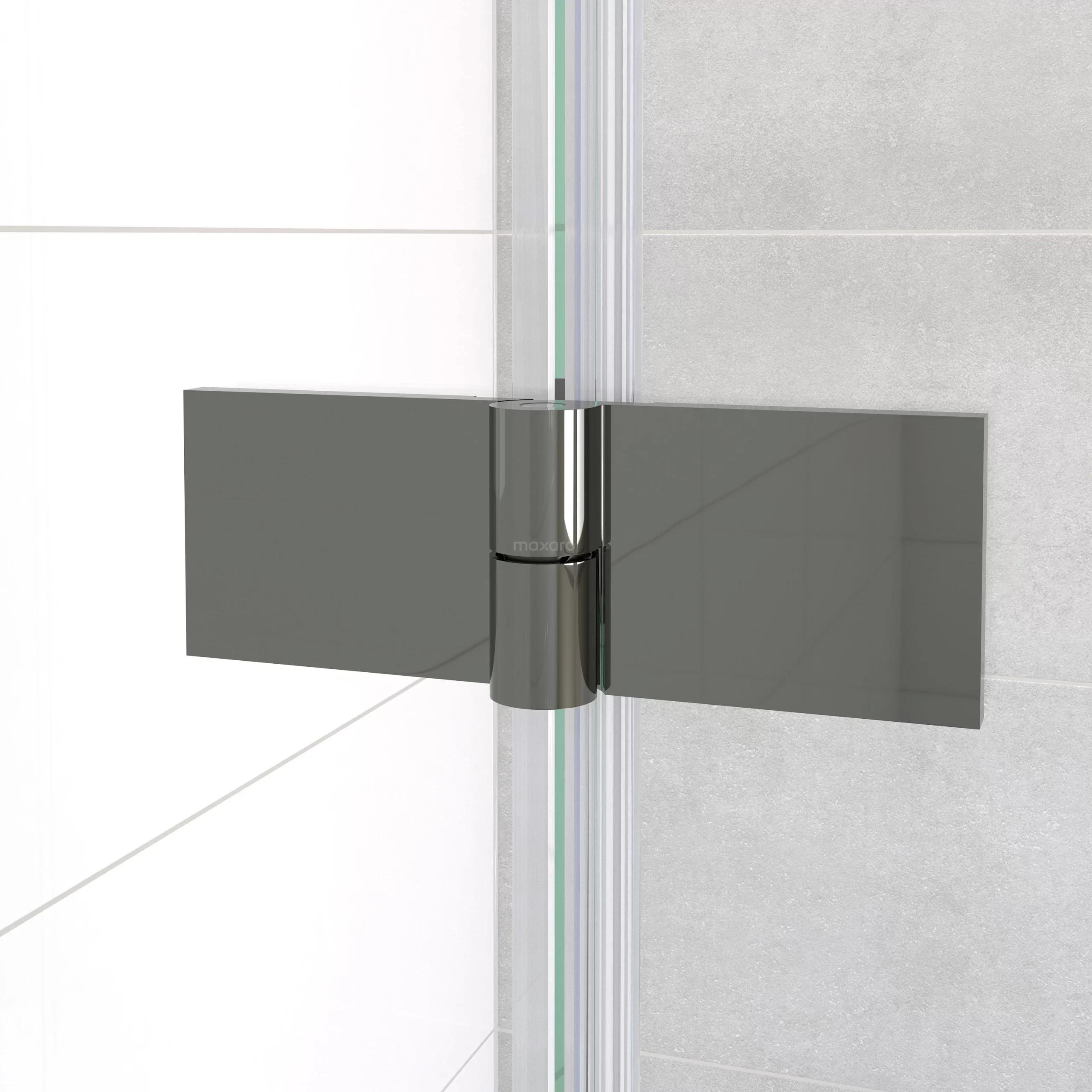 Diamond Douchecabine | 120x90 Cm Zwart Chroom Helder Glas Draaideur Rechthoek 5 Diamond Douchecabine | 120x90 Cm Zwart Chroom Helder Glas Draaideur Rechthoek - Afbeelding 3