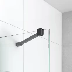 Diamond Douchecabine | 80x80 Cm Mat Zwart Helder Glas Draaideur Kwartrond 14 Diamond Douchecabine | 80x80 Cm Mat Zwart Helder Glas Draaideur Kwartrond -Winkel Voor Badkamermeubels diamond douchecabine 80x80 cm mat zwart helder glas draaideur kwartrond cdr20808410mb 4