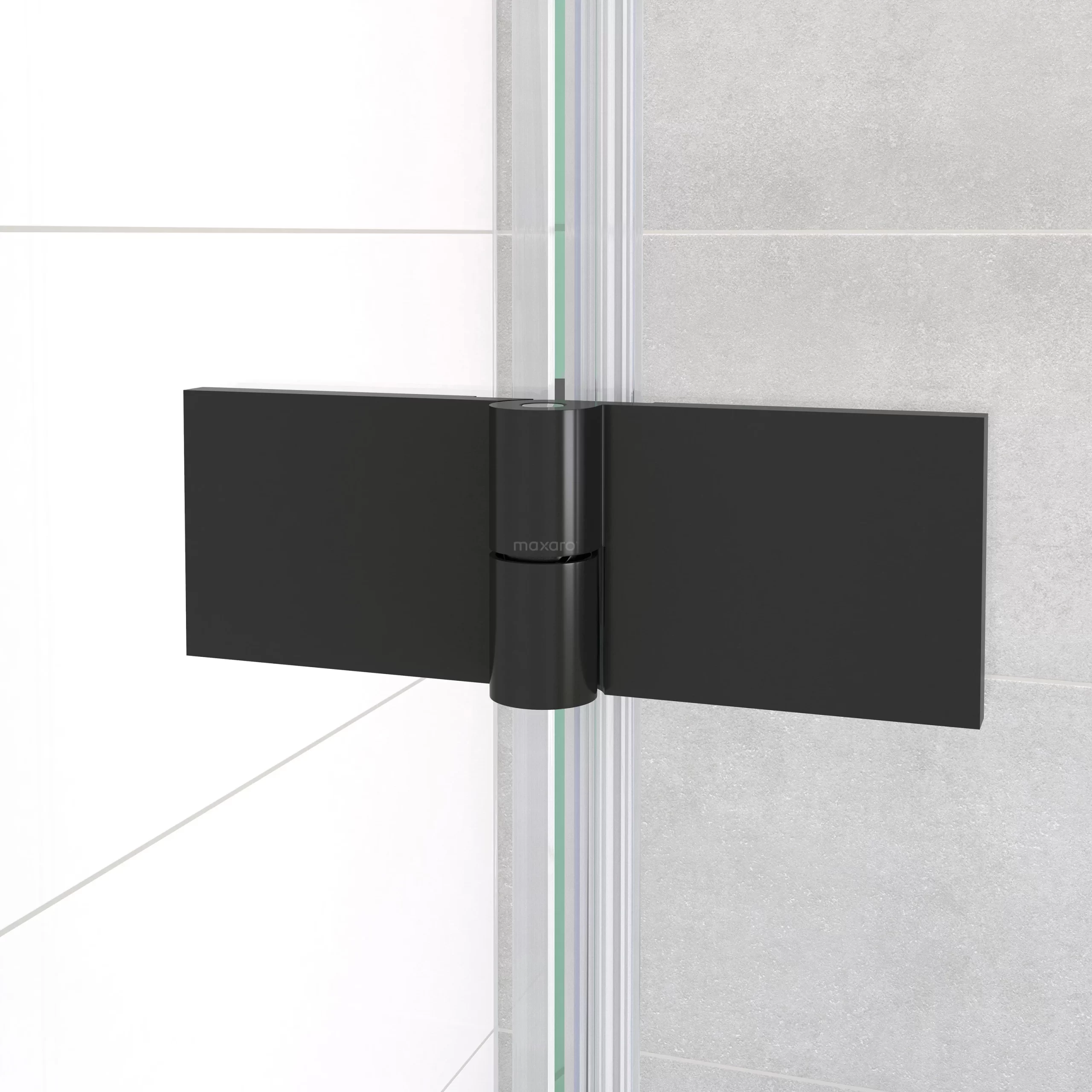 Diamond Douchecabine | 90x90 Cm Mat Zwart Helder Glas Draaideur Vierkant 5 Diamond Douchecabine | 90x90 Cm Mat Zwart Helder Glas Draaideur Vierkant - Afbeelding 3