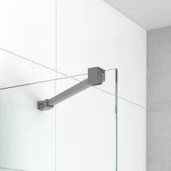 Diamond Douchecabine | 90x90 Cm Zwart Metaal Helder Glas Draaideur Kwartrond -Winkel Voor Badkamermeubels diamond douchecabine 90x90 cm zwart metaal helder glas draaideur kwartrond cdr20909420zm 4