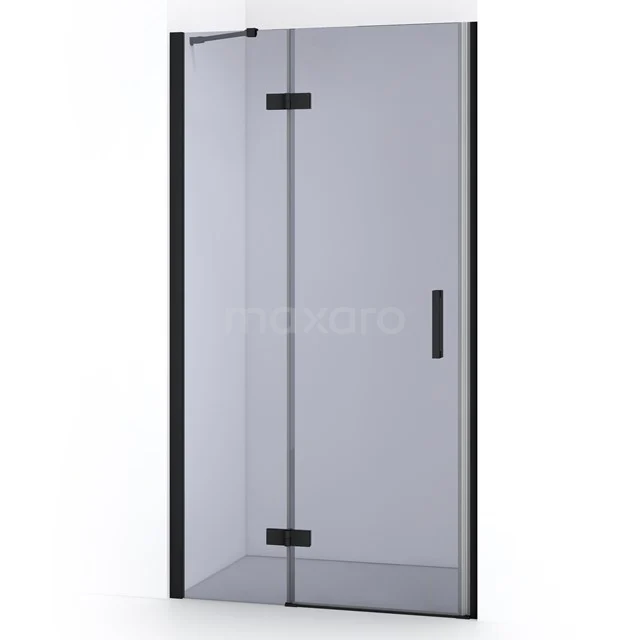 Diamond Douchedeur | 100 Cm Mat Zwart Rookglas Draaideur 3 Diamond Douchedeur | 100 Cm Mat Zwart Rookglas Draaideur