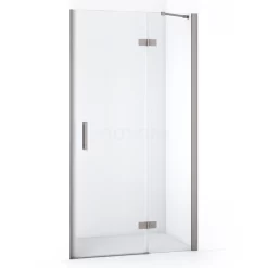 Diamond Douchedeur | 100 Cm Rvs Helder Glas Draaideur