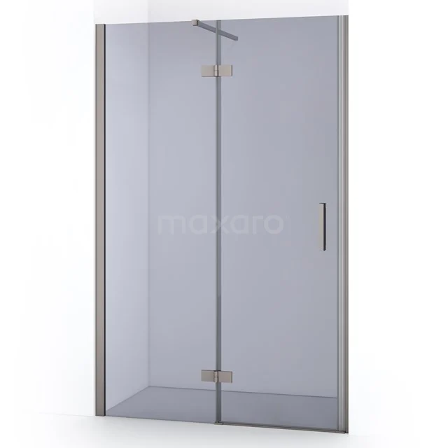 Diamond Douchedeur | 110 Cm Rvs Rookglas Draaideur 3 Diamond Douchedeur | 110 Cm Rvs Rookglas Draaideur