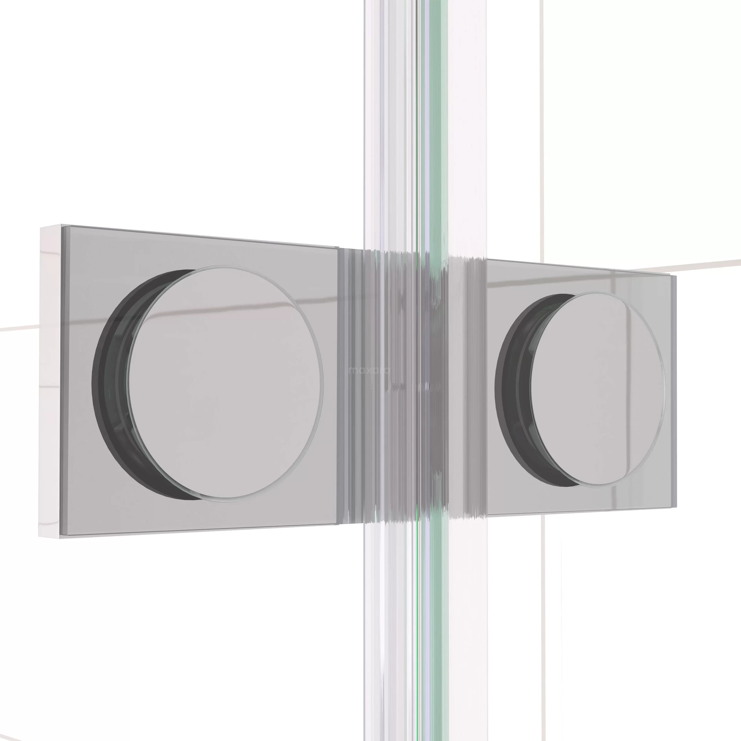 Diamond Douchedeur | 120 Cm Chroom Helder Met Matte Strook Draaideur 6 Diamond Douchedeur | 120 Cm Chroom Helder Met Matte Strook Draaideur - Afbeelding 4