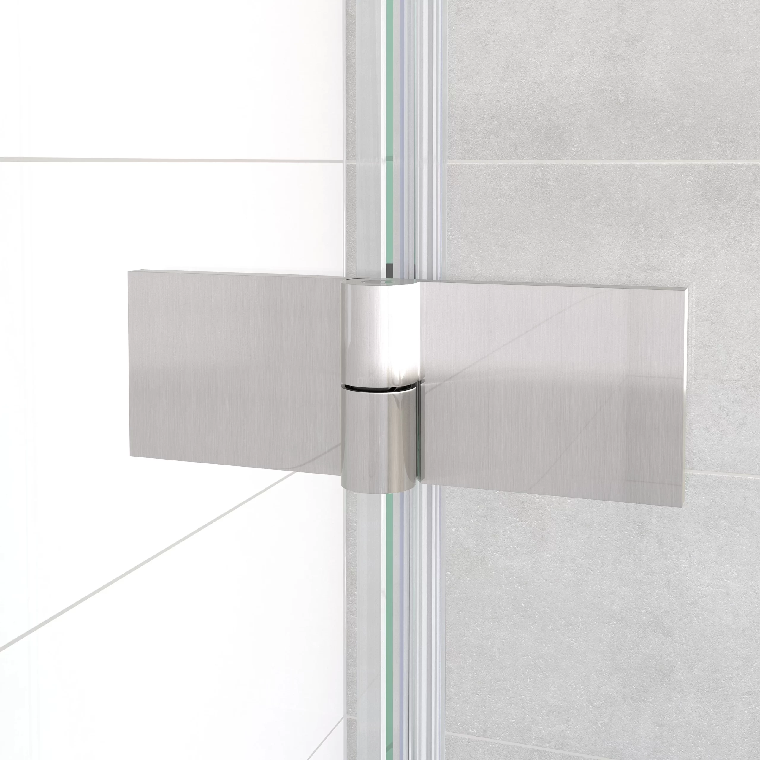 Diamond Douchedeur | 120 Cm Rvs Helder Glas Draaideur 5 Diamond Douchedeur | 120 Cm Rvs Helder Glas Draaideur - Afbeelding 3