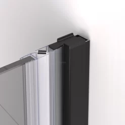 Diamond Douchedeur | 80 Cm Mat Zwart Rookglas Draaideur 16 Diamond Douchedeur | 80 Cm Mat Zwart Rookglas Draaideur -Winkel Voor Badkamermeubels diamond douchedeur 80 cm mat zwart rookglas draaideur ddb22352211mb 5