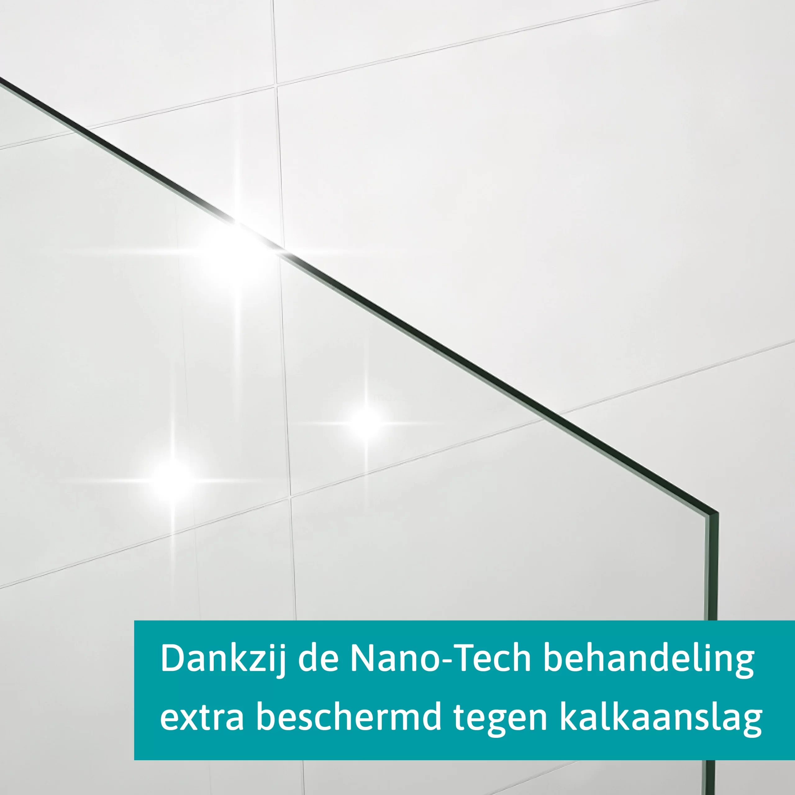 Diamond Douchedeur | 80 Cm Mat Zwart Rookglas Draaideur 10 Diamond Douchedeur | 80 Cm Mat Zwart Rookglas Draaideur - Afbeelding 8