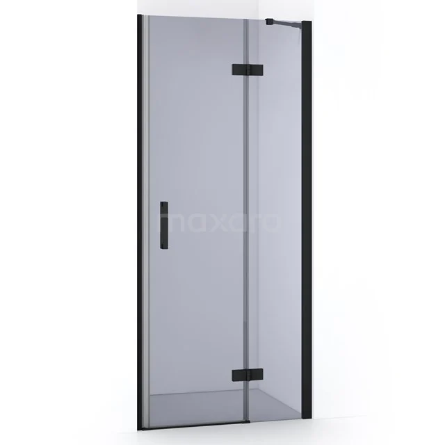 Diamond Douchedeur | 80 Cm Mat Zwart Rookglas Draaideur 3 Diamond Douchedeur | 80 Cm Mat Zwart Rookglas Draaideur
