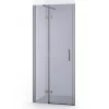 Diamond Douchedeur | 80 Cm Rvs Rookglas Draaideur