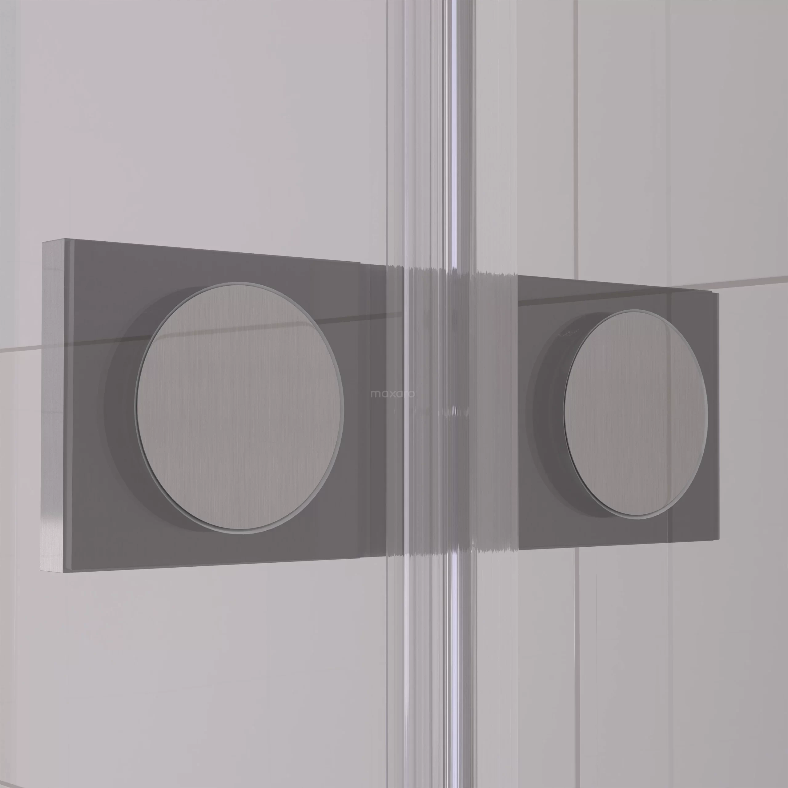 Diamond Douchedeur | 80 Cm Rvs Rookglas Draaideur 6 Diamond Douchedeur | 80 Cm Rvs Rookglas Draaideur - Afbeelding 4