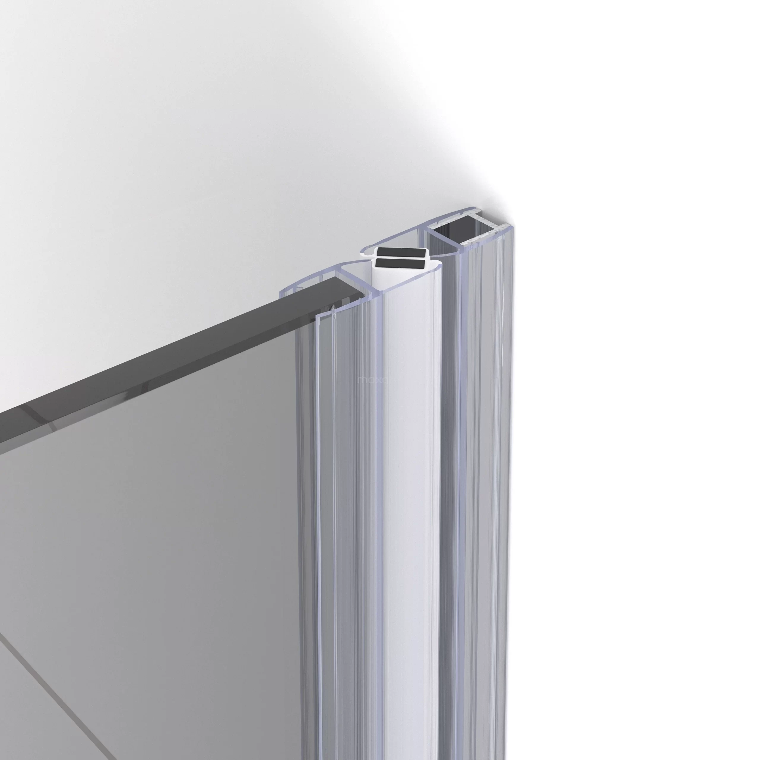 Diamond Douchedeur | 80 Cm Rvs Rookglas Draaideur 9 Diamond Douchedeur | 80 Cm Rvs Rookglas Draaideur - Afbeelding 7