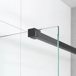 Diamond Inloopdouche | 110 Cm Mat Zwart Helder Met Matte Strook Vaste Wand 11 Diamond Inloopdouche | 110 Cm Mat Zwart Helder Met Matte Strook Vaste Wand -Winkel Voor Badkamermeubels diamond inloopdouche 110 cm mat zwart helder met matte strook vaste wand ida11113mb 2