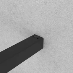 Diamond Inloopdouche | 110 Cm Mat Zwart Helder Met Matte Strook Vaste Wand 12 Diamond Inloopdouche | 110 Cm Mat Zwart Helder Met Matte Strook Vaste Wand -Winkel Voor Badkamermeubels diamond inloopdouche 110 cm mat zwart helder met matte strook vaste wand ida11113mb 3