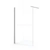 Diamond Inloopdouche | 110 Cm Rvs Helder Glas Vaste Wand