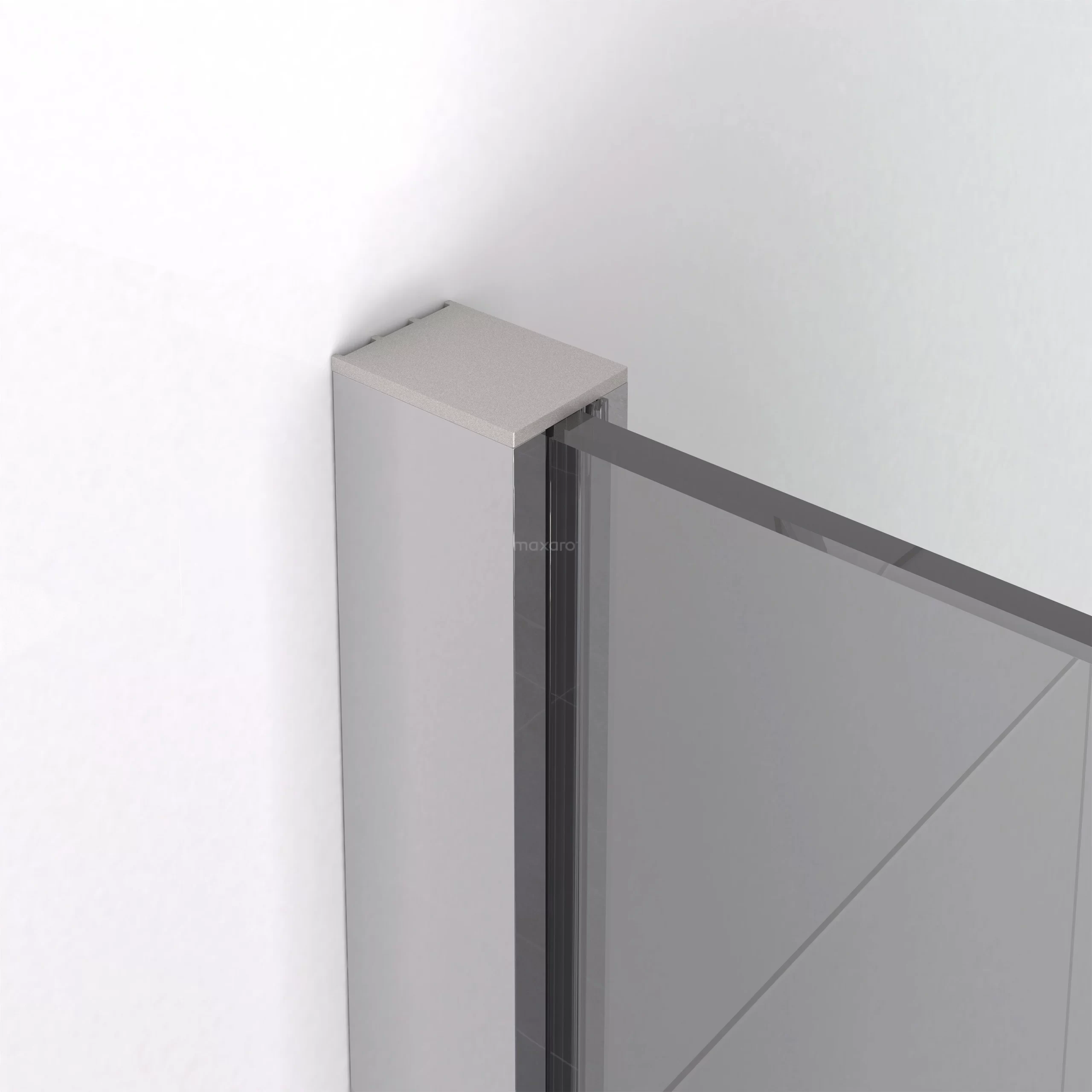 Diamond Inloopdouche | 120 Cm Chroom Rookglas Vaste Wand 4 Diamond Inloopdouche | 120 Cm Chroom Rookglas Vaste Wand - Afbeelding 2