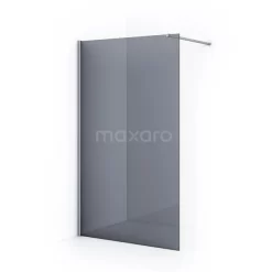 Diamond Inloopdouche | 120 Cm Chroom Rookglas Vaste Wand