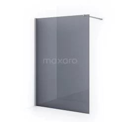 Diamond Inloopdouche | 140 Cm Chroom Rookglas Vaste Wand
