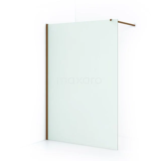 Diamond Inloopdouche | 140 Cm Koper Matglas Vaste Wand 3 Diamond Inloopdouche | 140 Cm Koper Matglas Vaste Wand