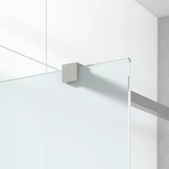 Diamond Inloopdouche | 140 Cm Rvs Matglas Vaste Wand -Winkel Voor Badkamermeubels diamond inloopdouche 140 cm rvs matglas vaste wand ida14117br 2