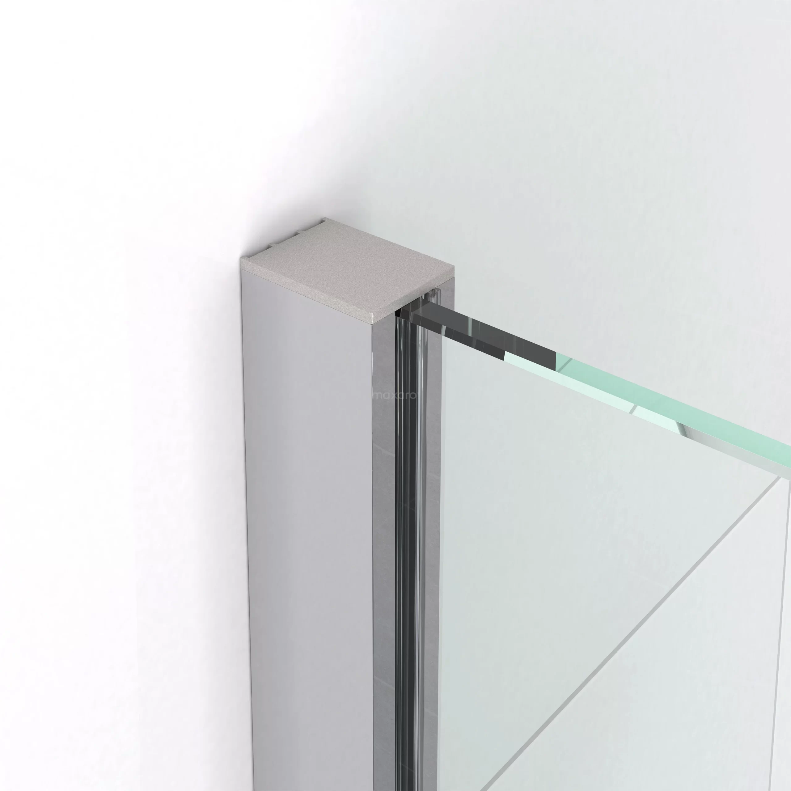 Diamond Inloopdouche | 40 Cm Chroom Helder Glas Vaste Wand 4 Diamond Inloopdouche | 40 Cm Chroom Helder Glas Vaste Wand - Afbeelding 2
