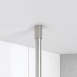 Diamond Inloopdouche | 40 Cm Rvs Helder Glas Vaste Wand -Winkel Voor Badkamermeubels diamond inloopdouche 40 cm rvs helder glas vaste wand ida04710br 3