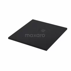 Douchebak 100x90cm Rechthoek Mineraalmarmer Zwart