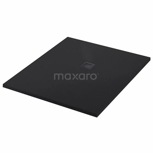 Douchebak 120x100cm Rechthoek Mineraalmarmer Zwart 3 Douchebak 120x100cm Rechthoek Mineraalmarmer Zwart