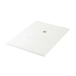 Douchebak 140x100 Cm Rechthoek Mineraalmarmer Wit