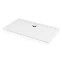 Douchebak 140x80cm Rechthoek SMC Hoogglans Wit