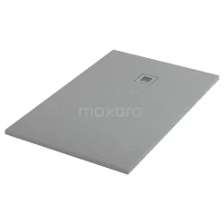 Douchebak 140x90cm Rechthoek Mineraalmarmer Grijs