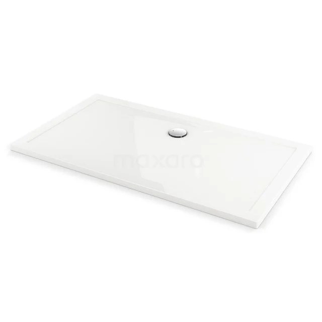 Douchebak 160x100cm Rechthoek Acryl Hoogglans Wit 3 Douchebak 160x100cm Rechthoek Acryl Hoogglans Wit