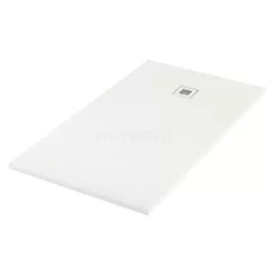 Douchebak 160x80cm Rechthoek Mineraalmarmer Wit