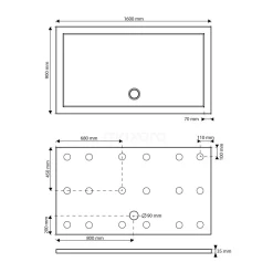 Douchebak 160x90cm Rechthoek SMC Hoogglans Wit 7 Douchebak 160x90cm Rechthoek SMC Hoogglans Wit -Winkel Voor Badkamermeubels douchebak 160x90cm rechthoek smc hoogglans wit dbsr1609 2
