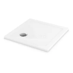 Douchebak 80x80cm Vierkant Acryl Hoogglans Wit