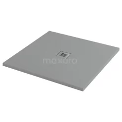 Douchebak 90x90cm Vierkant Mineraalmarmer Grijs