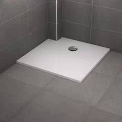 Douchebak 90x90cm Vierkant Mineraalmarmer Hoogglans Wit 8 Douchebak 90x90cm Vierkant Mineraalmarmer Hoogglans Wit -Winkel Voor Badkamermeubels douchebak 90x90cm vierkant mineraalmarmer hoogglans wit dbms0909 2