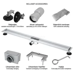 Douchegoot Met Flensrand 100cm Tegel- En Plaatrooster Zwart 12 Douchegoot Met Flensrand 100cm Tegel- En Plaatrooster Zwart -Winkel Voor Badkamermeubels douchegoot met flensrand 100cm tegel en plaatrooster zwart dfg02 1000mb 4